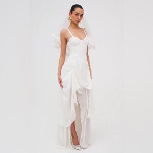 For Love And Lemons White Maxi Dress